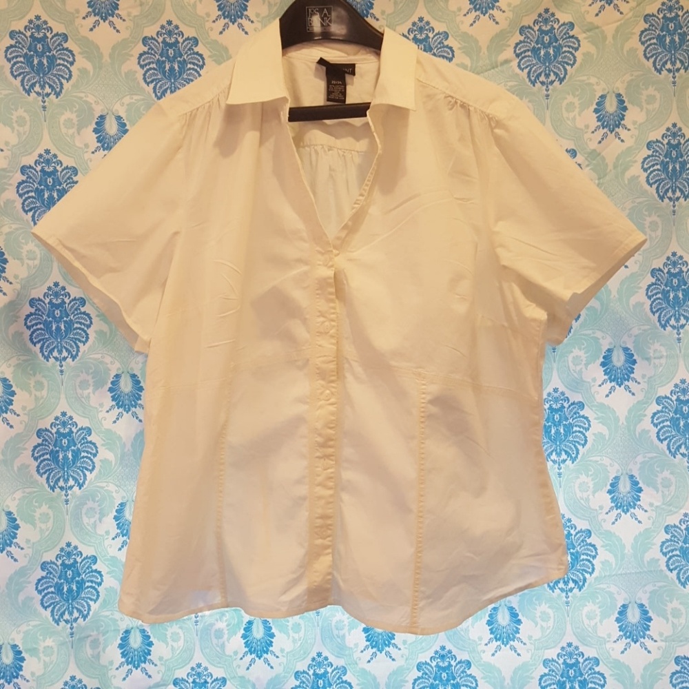 Lane Bryant Womens Plus Size 22/24 Blouse AC62 EB